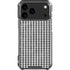 Houndstooth Black/White iPhone 17 Pro Max Clear Case