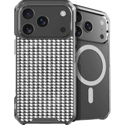 Houndstooth Black/White iPhone 17 Pro Max MagSafe Case