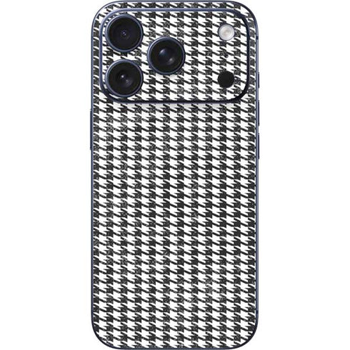 Houndstooth Black/White iPhone 17 Pro Max Skin