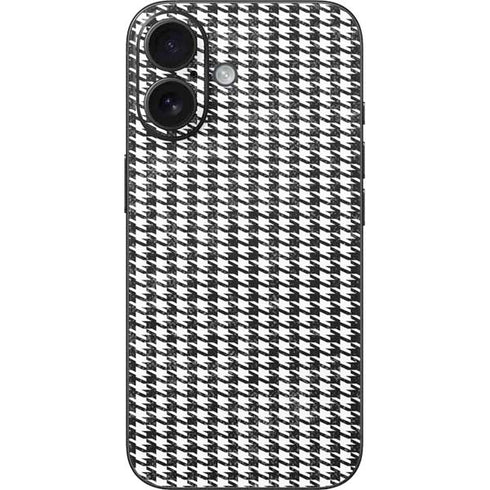 Houndstooth Black/White iPhone 17 Skin