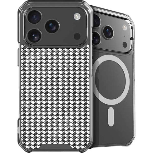 Houndstooth Black/White iPhone 18 Pro MagSafe Case