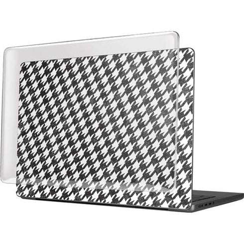 Houndstooth Black/White MacBook Pro 14in (2021-24) Case plus Skin