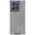 Houndstooth Black/White Moto G Power 5G (2025) Clear Case