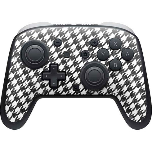 Houndstooth Black/White Nintendo Skins