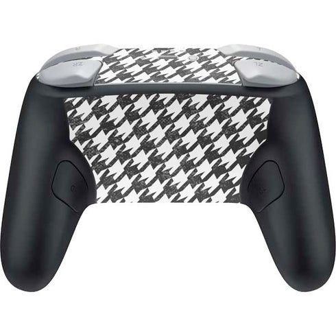 Houndstooth Black/White Nintendo Switch 2 (2025) Pro Controller Skin