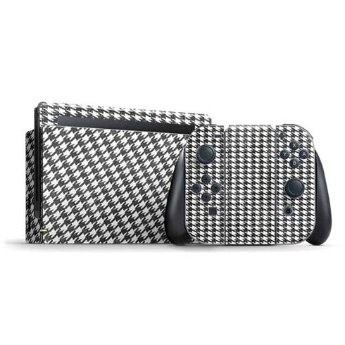 Houndstooth Black/White Nintendo Skins