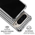 Houndstooth Black/White Pixel 9/9 Pro Clear Case