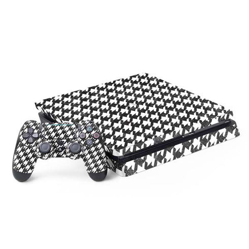 Houndstooth Black/White PlayStation PS4 Skins