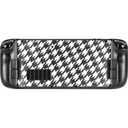 Houndstooth Black/White Steam Deck Handheld Gaming Computer Skin