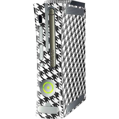 Houndstooth Black/White Xbox 360 (Includes HDD) Skin