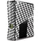 Houndstooth Black/White Xbox 360 Slim (2010) Skin