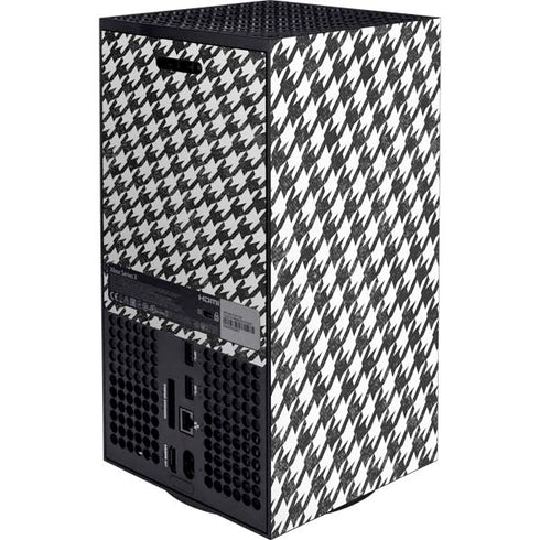 Houndstooth Black/White XBox Series X Digital Edition Bundle Skin