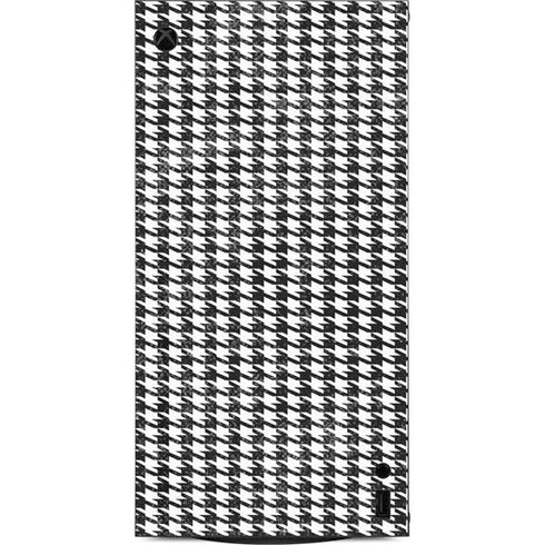 Houndstooth Black/White XBox Series X Digital Edition Console Skin