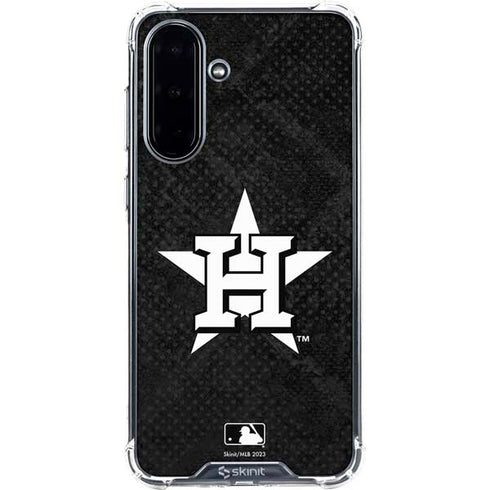 MLB Houston Astros Dark Wash Galaxy A36 5G Clear Case