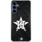 MLB Houston Astros Dark Wash Galaxy A55 5G Clear Case