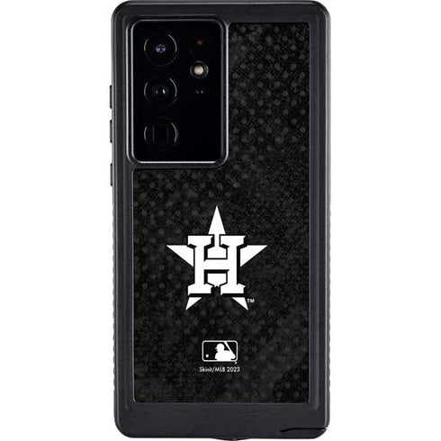 MLB Houston Astros Dark Wash Galaxy S24 Ultra Waterproof Case