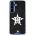 MLB Houston Astros Dark Wash Galaxy S25 FE Clear Case