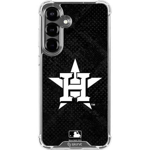 MLB Houston Astros Dark Wash Galaxy S26 Clear Case