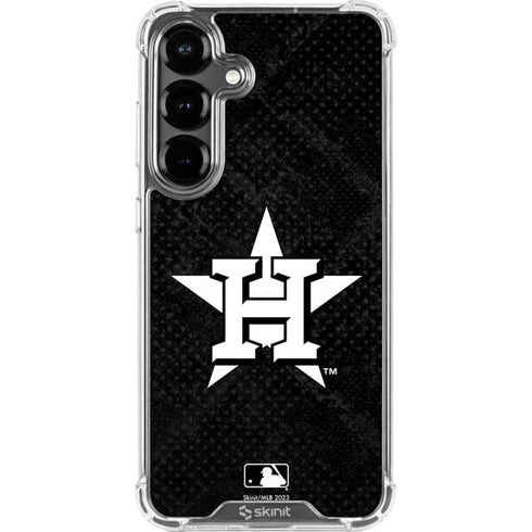 MLB Houston Astros Dark Wash Galaxy S26 Plus Clear Case