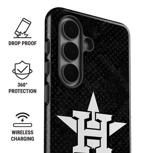 MLB Houston Astros Dark Wash Galaxy S26 Plus Impact Case