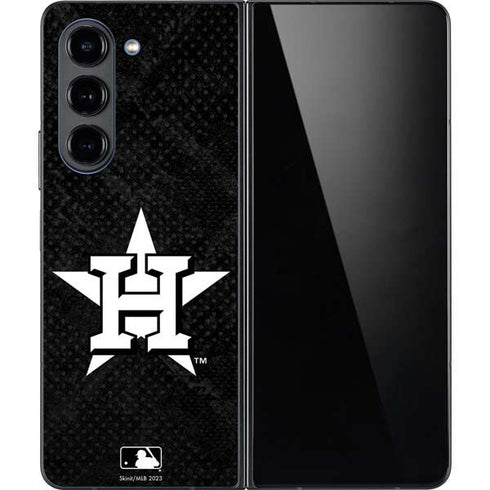 MLB Houston Astros Dark Wash Galaxy Z Fold5 5G Skin