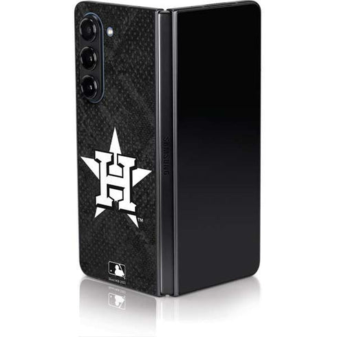 MLB Houston Astros Dark Wash Galaxy Z Fold5 5G Skin