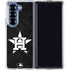 MLB Houston Astros Dark Wash Galaxy Z Fold6 Clear Case