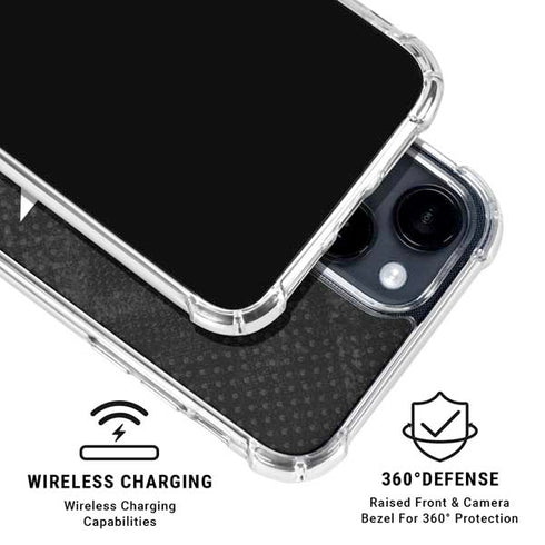 MLB Houston Astros Dark Wash iPhone 15 Clear Case