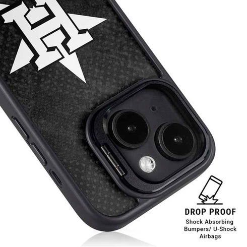 MLB Houston Astros Dark Wash iPhone 15 Plus Kickstand Case