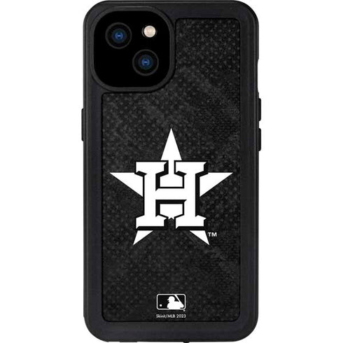MLB Houston Astros Dark Wash iPhone 15 Plus Waterproof Case