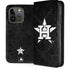 MLB Houston Astros Dark Wash iPhone 15 Pro Folio Case