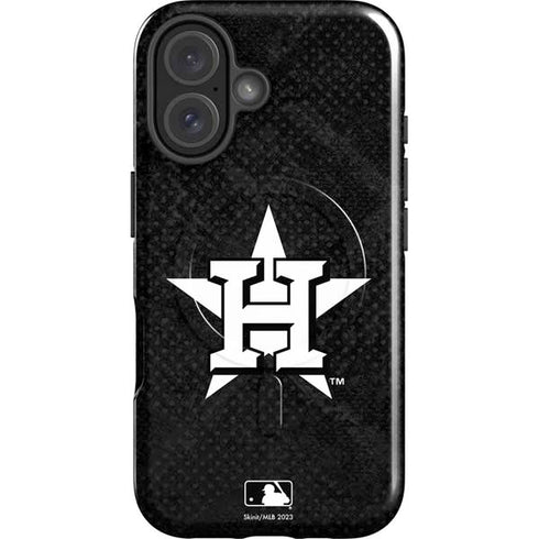 MLB Houston Astros Dark Wash iPhone 16 Magsafe Impact Case