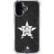 MLB Houston Astros Dark Wash iPhone 16 Plus Clear Case