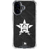 MLB Houston Astros Dark Wash iPhone 16 Plus Clear Case