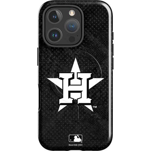 MLB Houston Astros Dark Wash iPhone 16 Pro Max Magsafe Impact Case