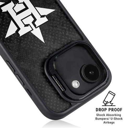 MLB Houston Astros Dark Wash iPhone 16e Kickstand Case