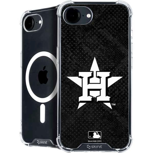 MLB Houston Astros Dark Wash iPhone 16e MagSafe Case