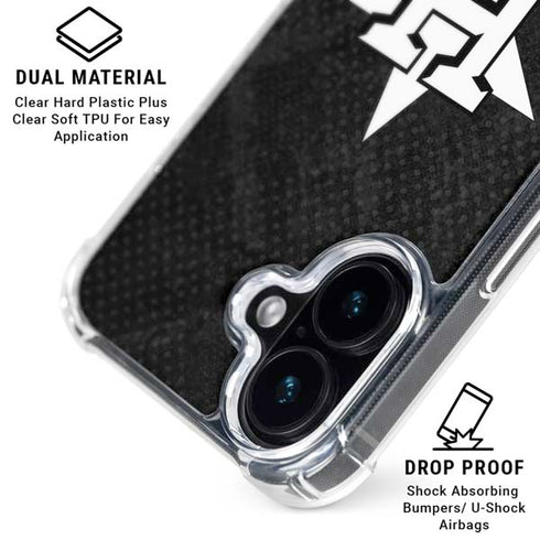 MLB Houston Astros Dark Wash iPhone 17 Clear Case