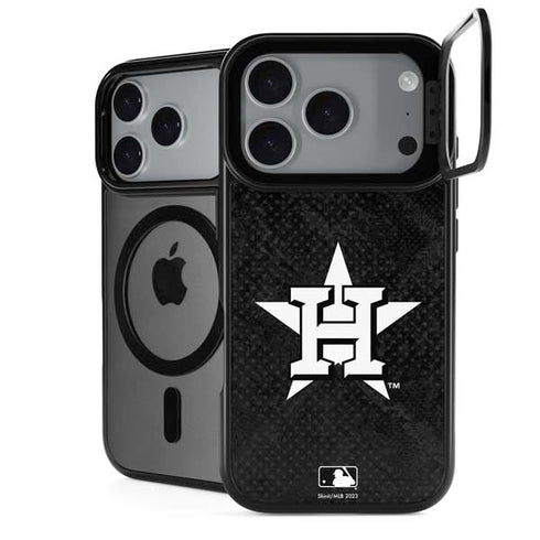MLB Houston Astros Dark Wash iPhone 17 Pro Max Kickstand Case