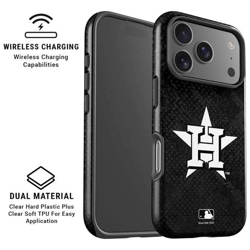 MLB Houston Astros Dark Wash iPhone 17 Pro Max Magsafe Impact Case
