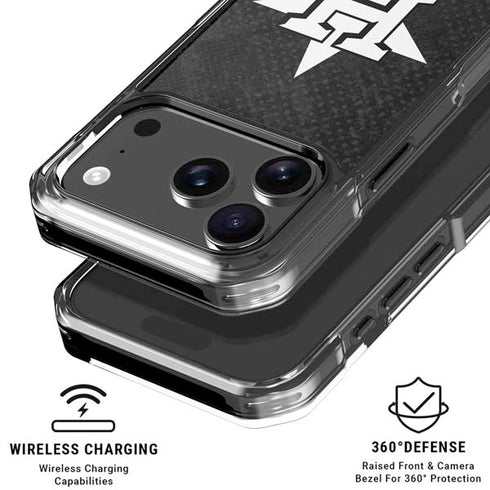 MLB Houston Astros Dark Wash iPhone 18 Pro Clear Case