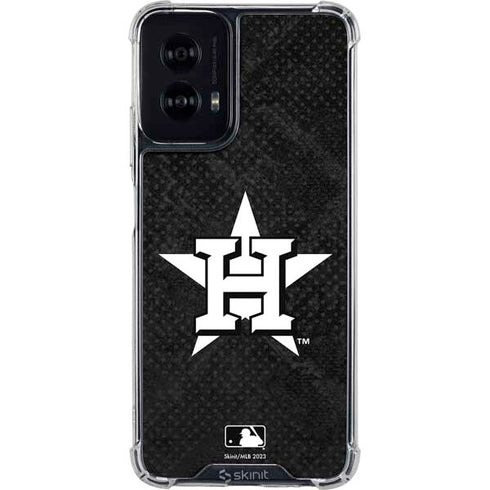 MLB Houston Astros Dark Wash Moto G Power 5G (2024) Clear Case