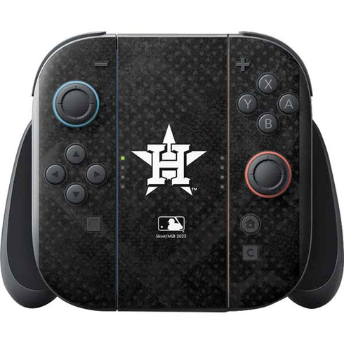 MLB Houston Astros Dark Wash Nintendo Switch 2 (2025) with Joy-Con Skin