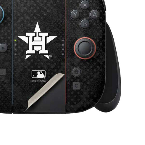 MLB Houston Astros Dark Wash Nintendo Switch 2 (2025) Joy-Con Controller Skin