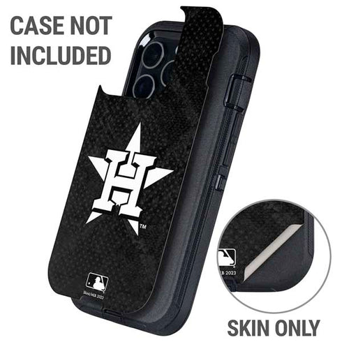 MLB Houston Astros Dark Wash Otterbox Defender iPhone Skin