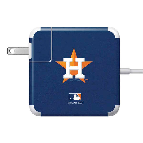 MLB Houston Astros Distressed 85W Power Adapter (15 and 17 inch MacBook Pro Charger) Skin