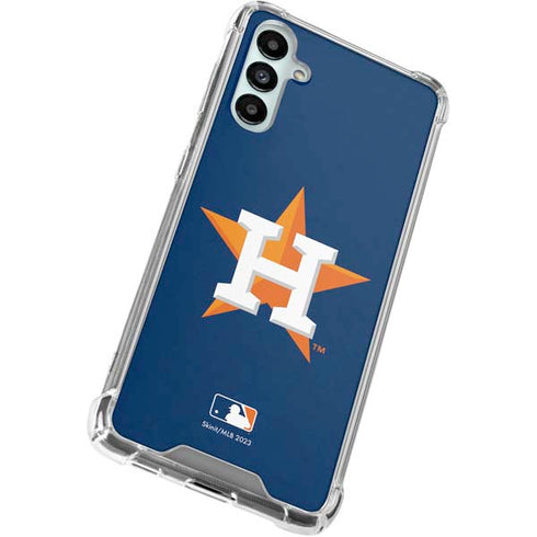 MLB Houston Astros Distressed Gabb Phone 4 Clear Case
