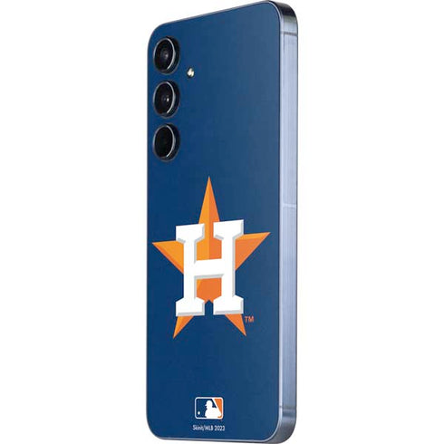 MLB Houston Astros Distressed Galaxy A35 5G Skin