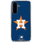 MLB Houston Astros Distressed Galaxy A36 5G Clear Case