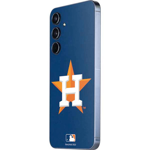 MLB Houston Astros Distressed Galaxy A36 5G Skin